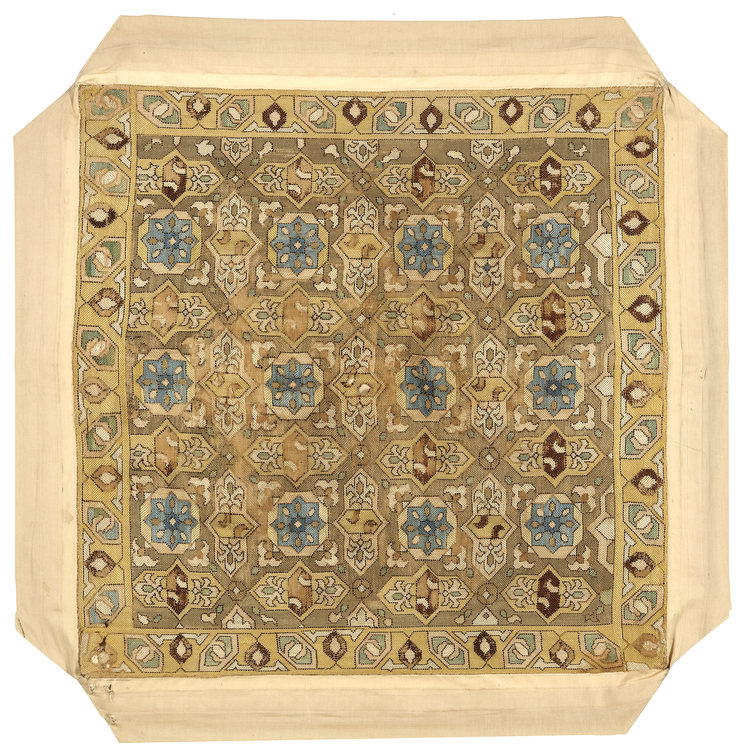 AN AZERBAIJAN SILK EMBROIDERY, SOUTH CAUCASUS,18TH CENTURY