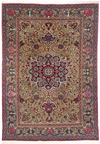 YELLOW GROUND ISFAHAN AHMAD, IRAN, LATE 19TH CENTURY