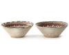 TWO NISHAPUR SLIP-PAINTED POTTERY BOWLS, 9TH-10TH CENTURY