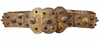 AN OTTOMAN SILVER-GILT PASTE-SET BELT, TURKEY, 19TH CENTURY
