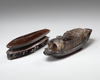 AN AGATE CARVING OF A SAMPAN, QING DYNASTY, 19TH CENTURY