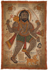 A PAIR OF COSMIC PAINTINGS OF BHAIRAV, RAJASTHAN, NORTH INDIA, CIRCA 19TH CENTURY