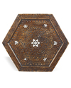 A DAMASCUS MOTHER-OF-PEARL INLAID WOOD OCCASIONAL TABLE  SYRIA, LATE 19TH CENTURY