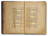 AN ILLUMINATED QURAN COPIED BY  HAFIZ ALI NAMIQ IBN MUSTAFA STUDENTS OF HAJI MUHAMMAD AMIN ALWASFI BETTER KNOWN AS BAKHBAJI, OTTOMAN, TURKEY, DATED 1281 AH/11864 AD