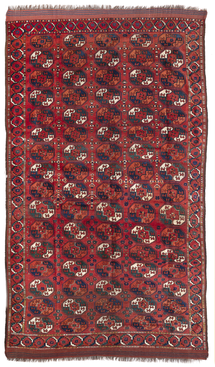 AN ERSARI CARPET, TURKMENISTAN, 19TH CENTURY