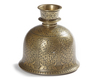 A MUGHAL BRONZE BELL SHAPED HOOKAH BASE, INDIA, 19TH CENTURY