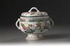 A Famille Verte tureen with cover