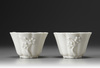 Two Blanc de Chine Cups