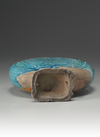 A Chinese earthenware Moonflask