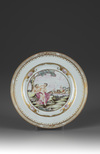 A Famille Rose plate