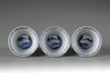 Three Blue and White Cups