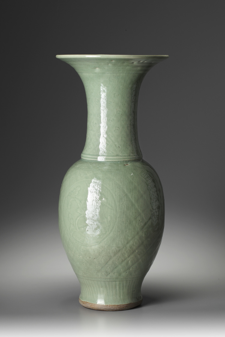 A Large Celadon Vase