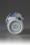 A Blue and White Vase