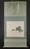 A Painting of a Rat and Daikon by Nishimura, Goun 西村 五雲 (1877 - 1938)