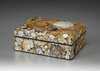 A Japanese Shibayama box and cover