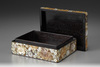 A Japanese Shibayama box and cover