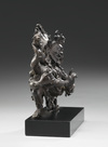 A Sino-Tibetan bronze figure of six-armed Mahakala