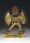 A gilt-bronze figure of Vajrabhairava and Vajra Vetali