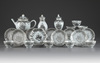 An en grisaille mythological subject 'Juno' tea service