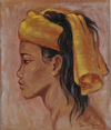 Han Snel (1925-1998), 'Portrait of a Young Balinese Women'