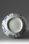 A Blue and White Kraak Ware Vase