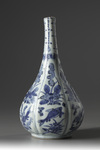A Blue and White Kraak Ware Vase