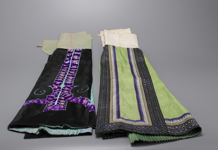 Two Silk Aprons