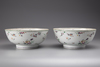A pair of Lowestoft punch-bowls