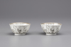 A pair of Chine de commande cups