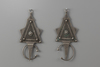 A pair of silver Berber fibulae - Tizerzai -