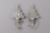 A pair of silver Berber fibulae - Tizerzai -