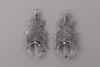 A pair of silver Berber fibulae - Tizerzai -