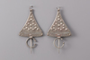 A pair of silver Berber fibulae - Tizerzai -