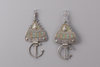 Two pairs of silver Berber fibulae – Tizerzai –