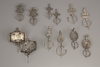 Six pairs of silver Berber fibulae – Tizerzai –