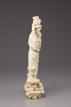 An ivory carving of a lady