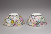 A pair of Chinese millefleurs bowls