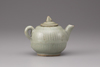A celadon teapot with cover