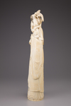 An ivory standing figure of Guanyin