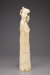 An ivory standing figure of Guanyin