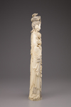 An ivory figure of a standing lady