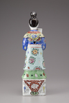 A Chinese famille rose porcelain figure of a lady