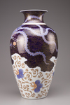 A Japanese porcelain vase