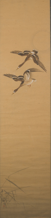 A JAPANESE PAINTING ON SILK, 19TH CENTURY