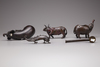 Five Japanese bronze items