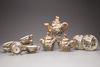 Fifteen-piece Satsuma tea set