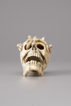 An Ivory memento mori skull