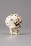 An Ivory memento mori skull