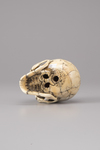 An Ivory memento mori skull