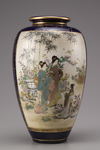 A JAPANESE SATSUMA VASE, MEIJI PERIOD (1868-1912)